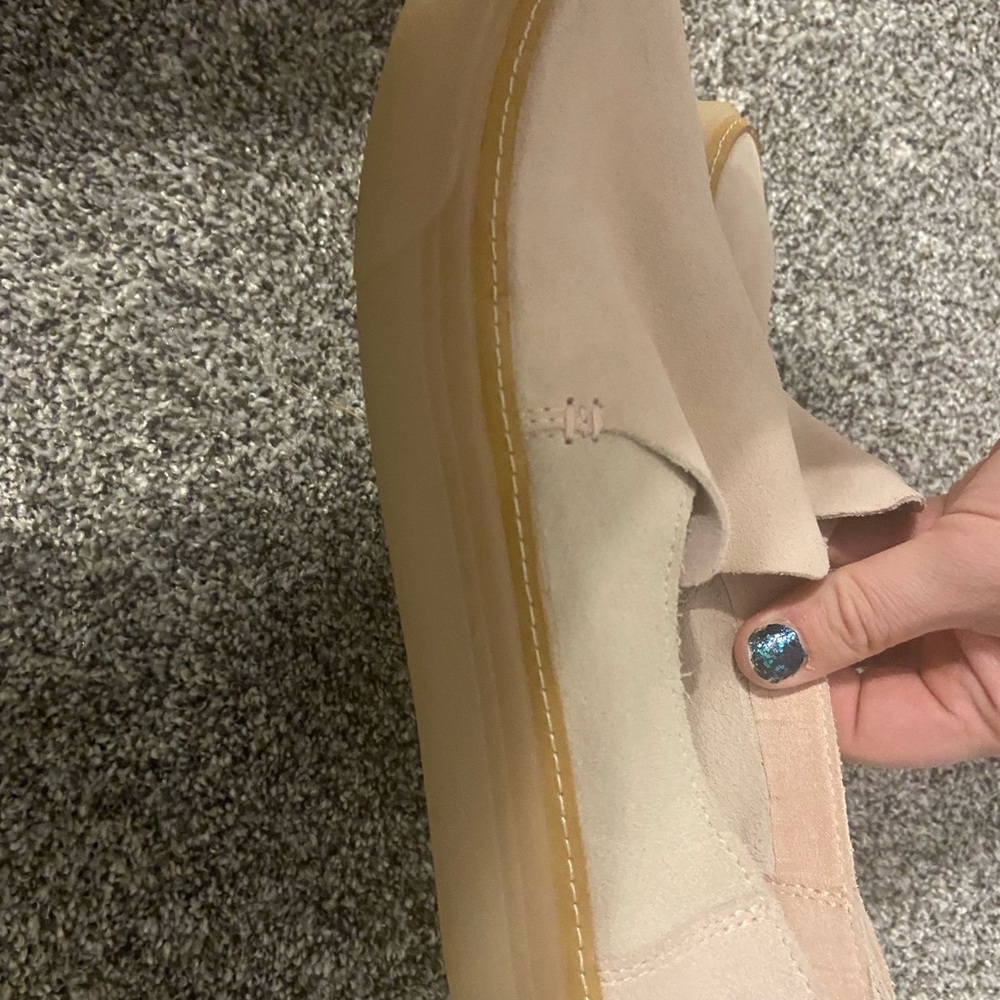 Toms slip on blush color size 9 sunset suede - Picture 8 of 10